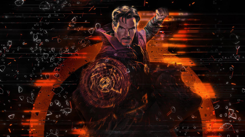 Aesthetic Dr Strange Full HD 1080p Wallpaper 1920x1080px