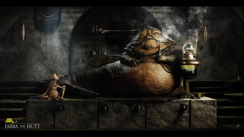 Jabba The Hutt 4k UHD Wallpaper 3840x2160px