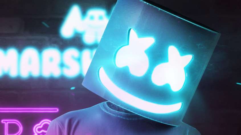 Marshmello Desktop Background 4000x2250px