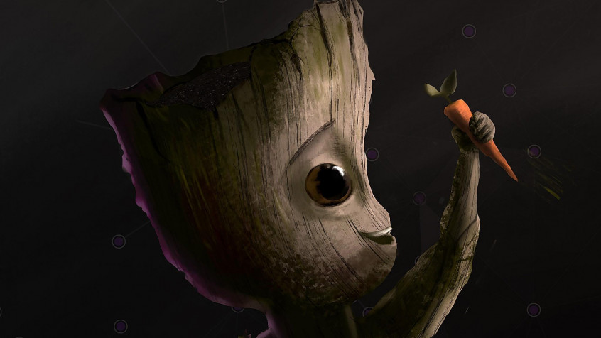 Baby Groot Laptop Wallpaper 2048x1152px