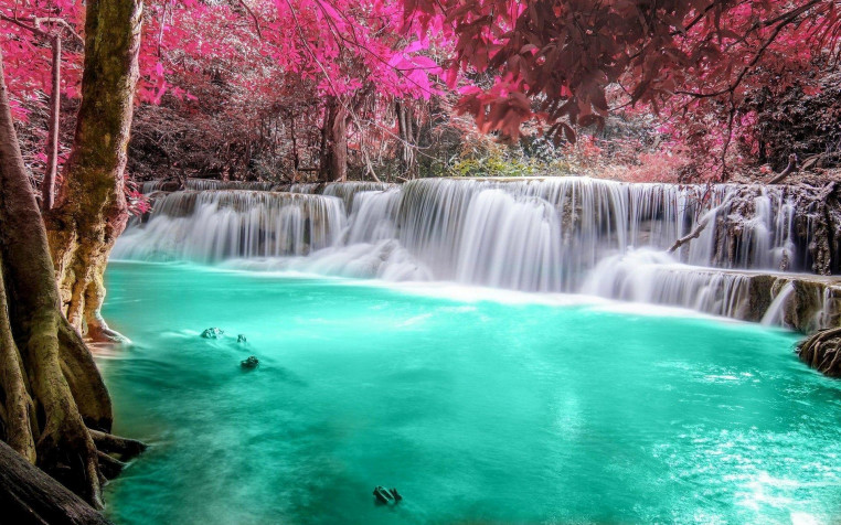 Waterfall Widescreen HD Wallpaper 1920x1200px