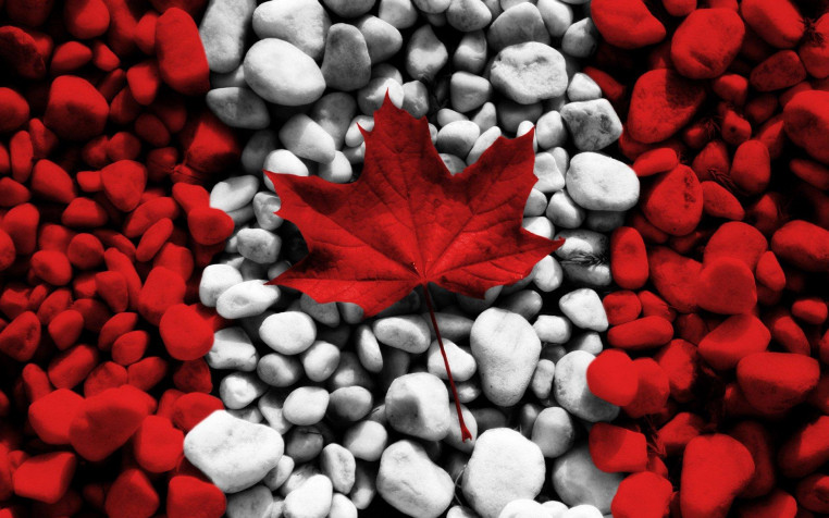 Canada Flag Widescreen HD Wallpaper 1920x1200px