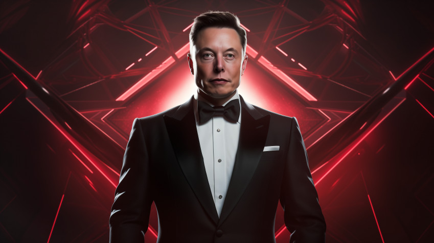 Elon Musk HD Background 2912x1632px