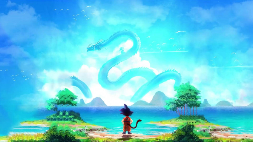 Kid Goku Full HD 1080p Wallpaper 1920x1080px