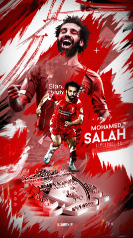 Mohamed Salah Mobile Wallpaper 1080x1920px