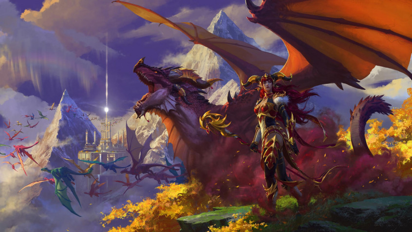 Alexstrasza 2k QHD Wallpaper 2560x1440px