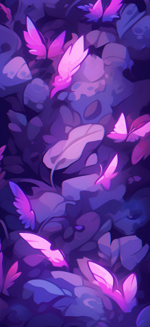 Purple Aesthetic Phone HD Background 1463x3171px