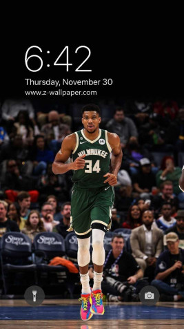 Giannis Antetokounmpo Wallpaper for Mobile 800x1422px