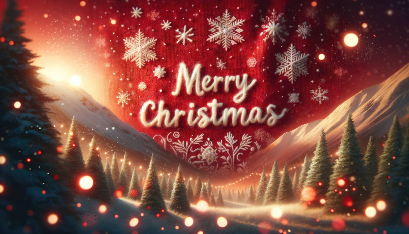 Merry Christmas Desktop Wallpaper 5376x3072px