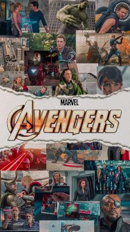 Aesthetic Avengers Phone Background Image 1947x3464px