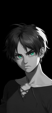 Eren Yeager Android Wallpaper Image 1183x2560px