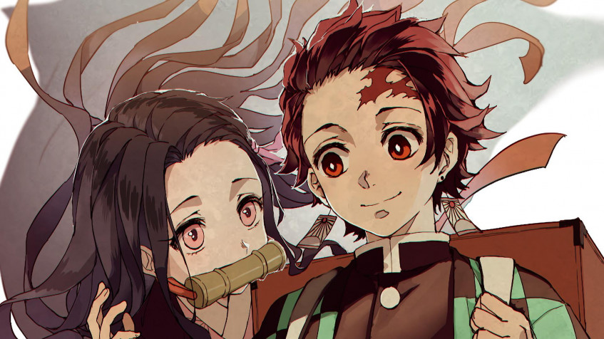 Tanjiro And Nezuko Full HD 1080p Wallpaper 1920x1080px