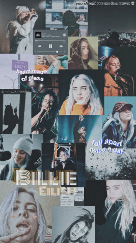 Cute Billie Eilish Mobile Background 1591x2829px