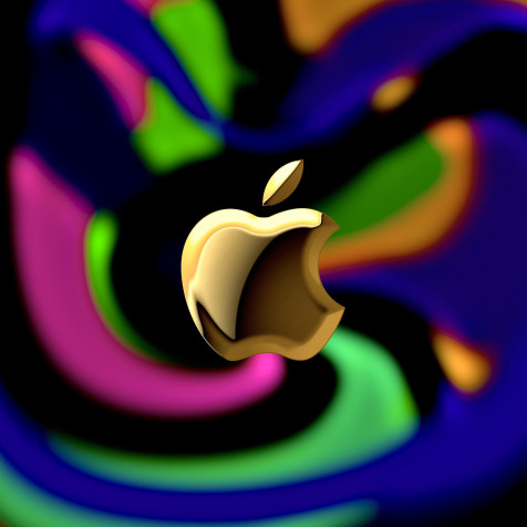 Apple Logo Phone Wallpaper 3000x3000px