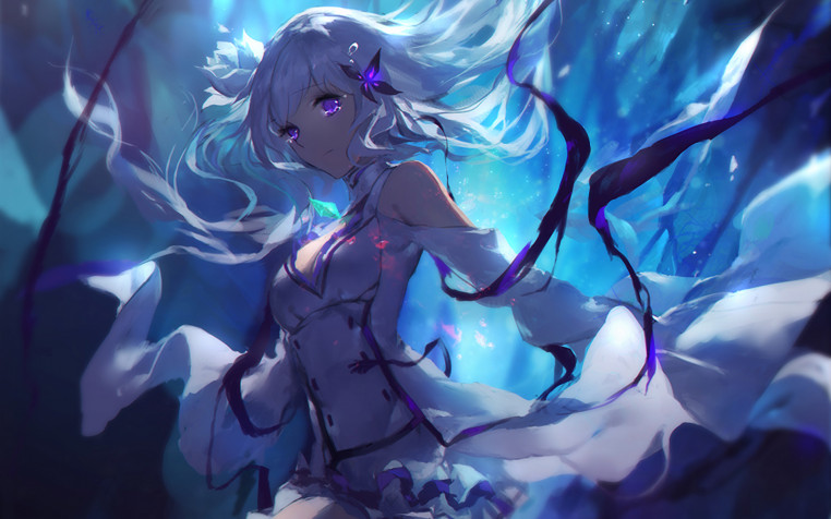 Re Zero Widescreen HD Wallpaper 1920x1200px