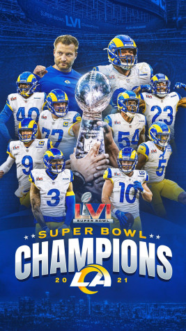 Los Angeles Rams Phone HD Background 1080x1920px