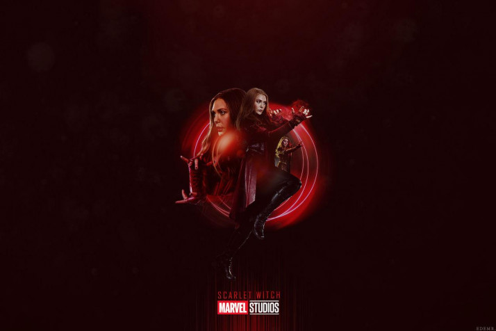 Scarlet Witch MacBook Wallpaper 1280x854px