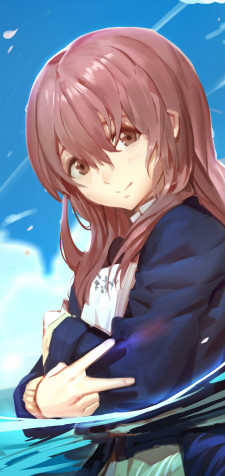 Shouko Nishimiya Android Wallpaper Image 1440x3040px