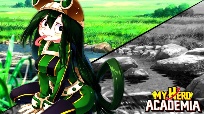 Tsuyu Asui Full HD 1080p Wallpaper 1920x1080px