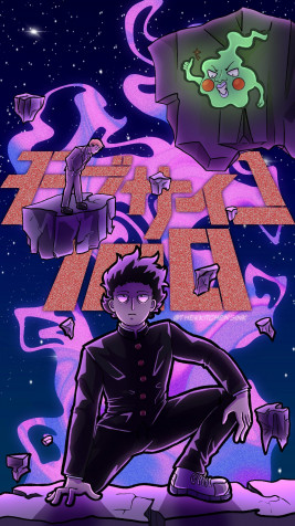 Mob Psycho Wallpaper for Mobile 1440x2560px