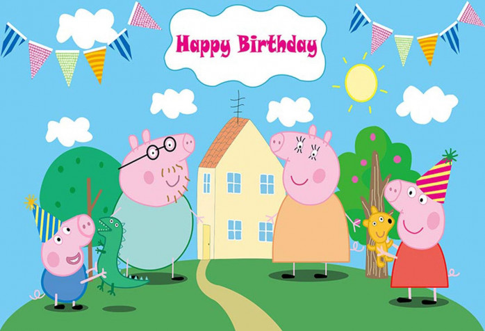 Peppa Pig Desktop HD Wallpaper 1466x1000px