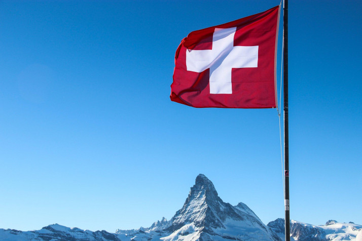 Switzerland Flag Laptop Background 2400x1600px