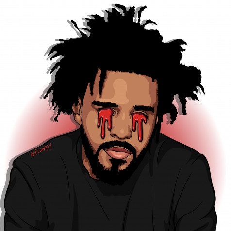 Cool J Cole iPhone Wallpaper 3600x3600px