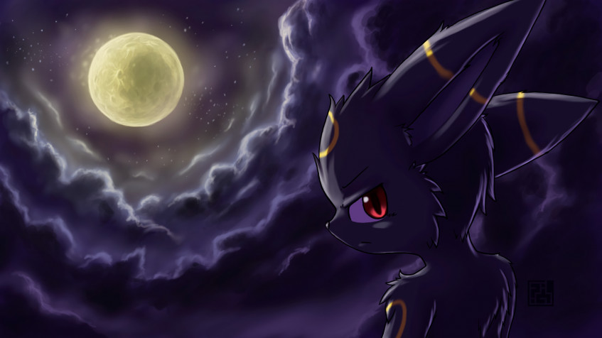 Umbreon Full HD 1080p Wallpaper 1920x1080px