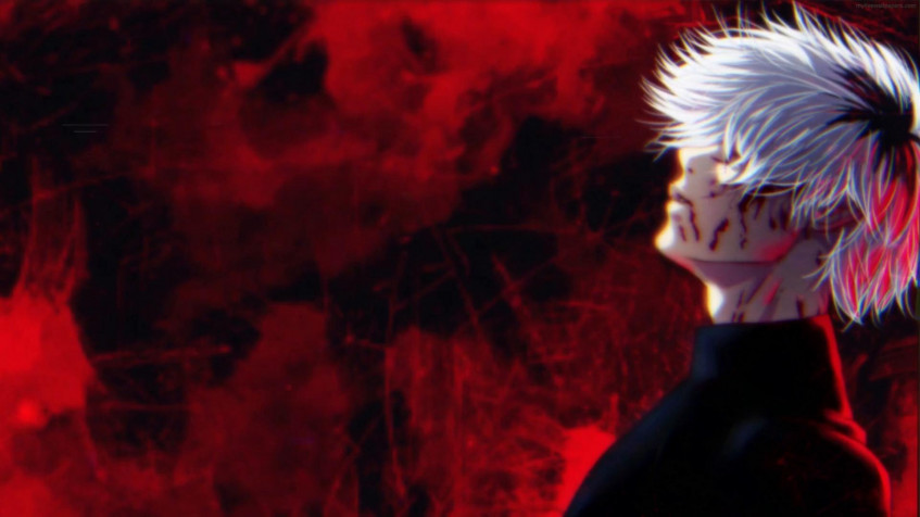 Ken Kaneki Full HD 1080p Wallpaper 1920x1080px