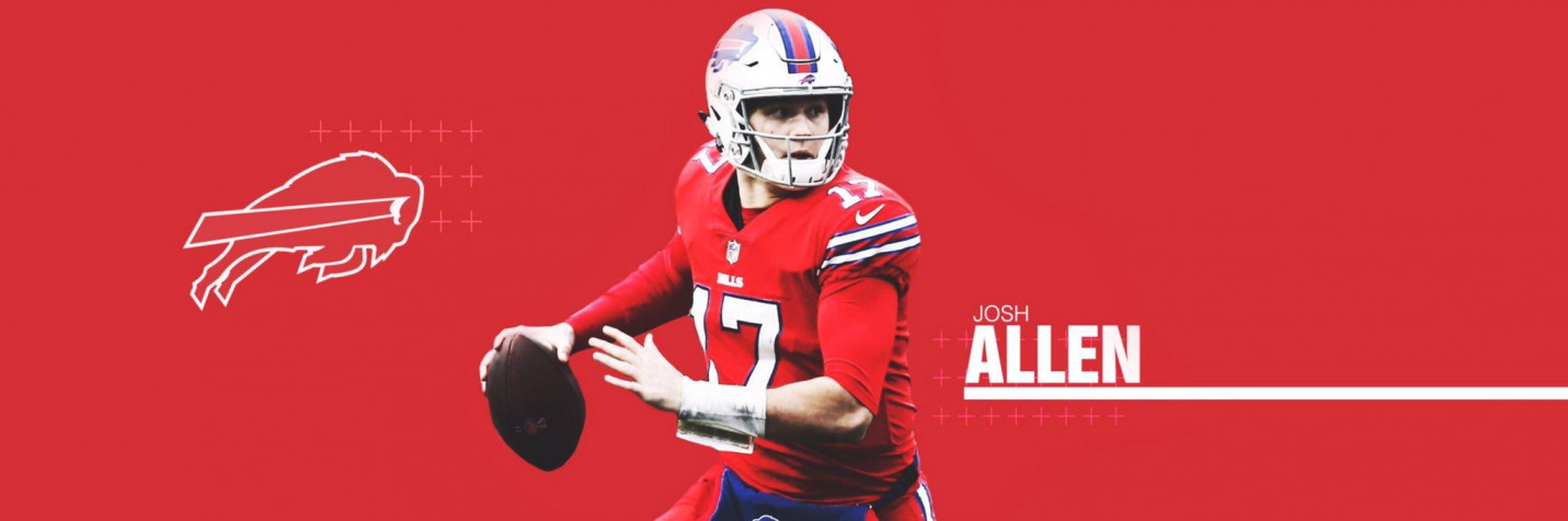 Josh Allen Desktop Background 2048x682px