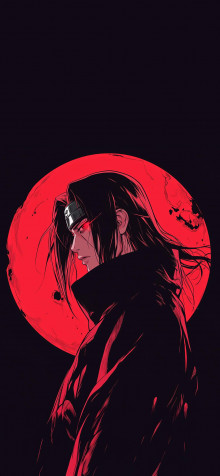 Itachi Chibi iPhone Wallpaper Image 1183x2560px