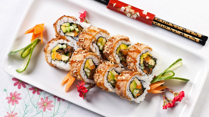 Sushi Full HD 1080p Wallpaper 1920x1080px