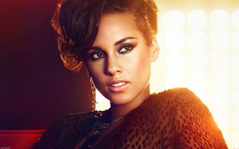 Alicia Keys Widescreen HD Wallpaper 1920x1200px