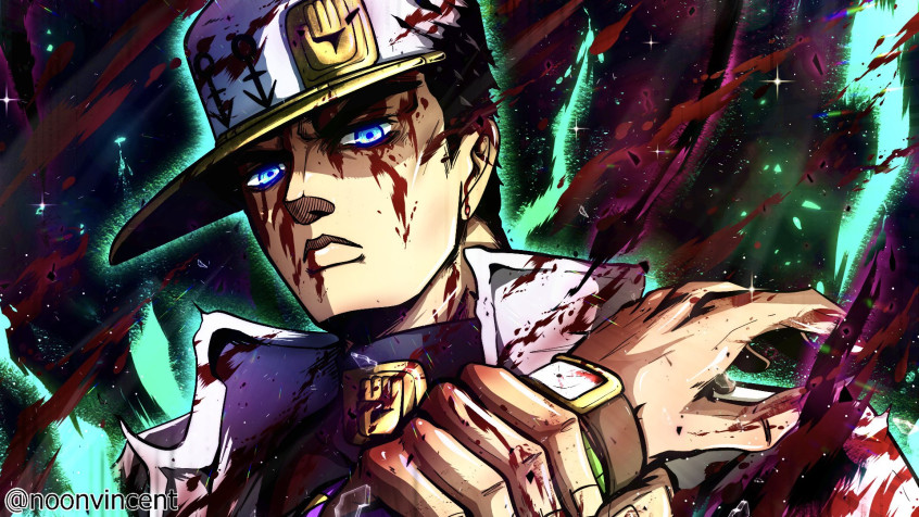 Jotaro Full HD 1080p Wallpaper 1920x1080px