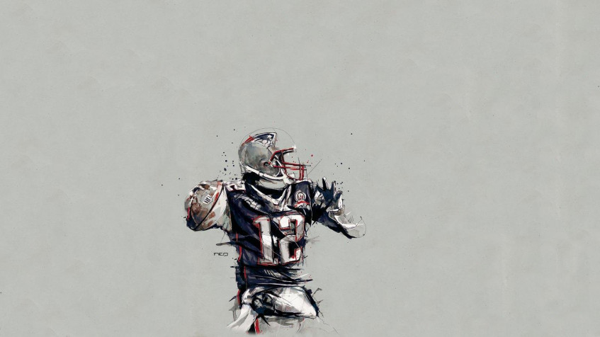 New England Patriots Logo Desktop HD Wallpaper 1600x900px