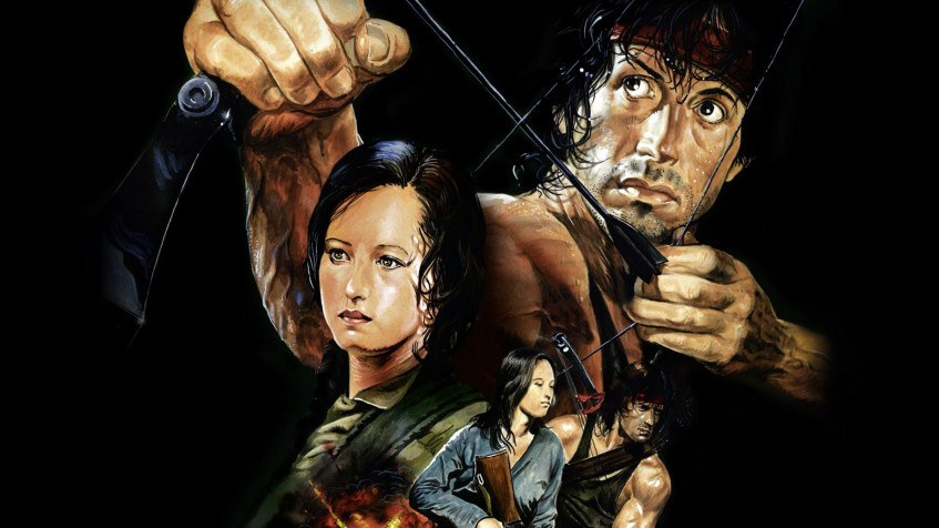 Sylvester Stallone Rambo Full HD 1080p Wallpaper 1920x1080px