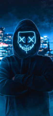 Hacker iPhone 13 Mini Wallpaper 1080x2340px