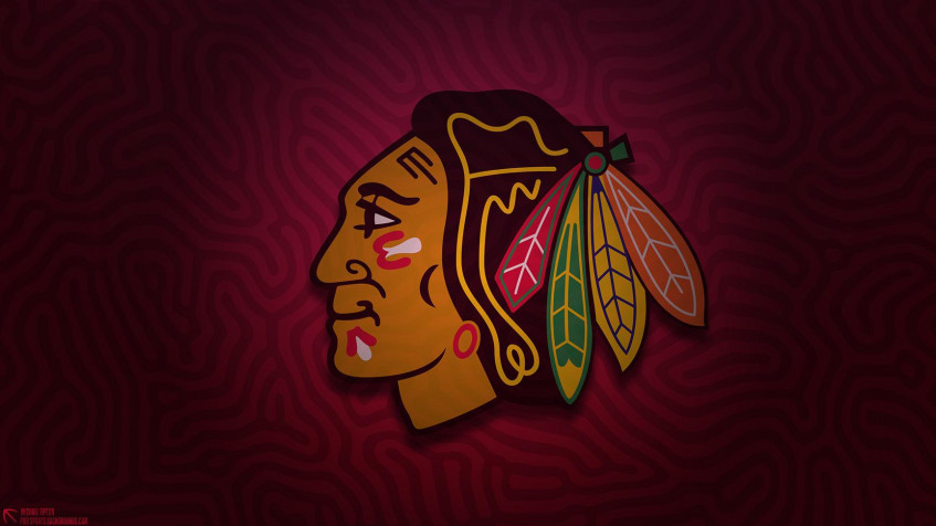 Chicago Blackhawks Background Image 1728x972px