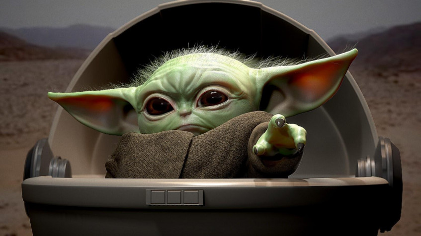 Baby Yoda Wallpaper Image 1600x900px