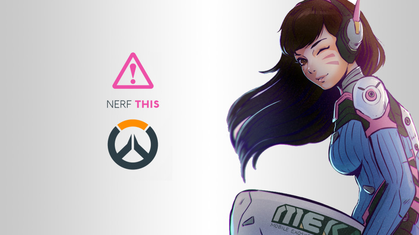 Dva Overwatch Full HD 1080p Wallpaper 1920x1080px