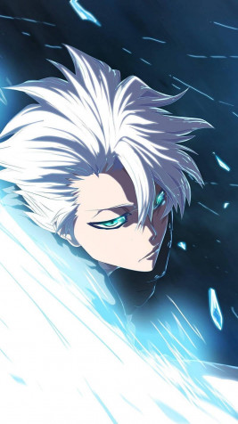 Toshiro Hitsugaya Phone HD Background 800x1422px