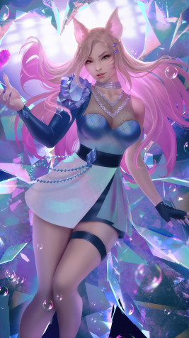 Ahri 4k Phone Wallpaper 2160x3840px