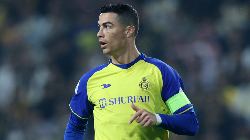 Cristiano Ronaldo Al Nassr Full HD 1080p Wallpaper 1920x1080px