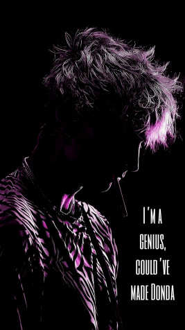 Machine Gun Kelly Phone HD Background 990x1762px