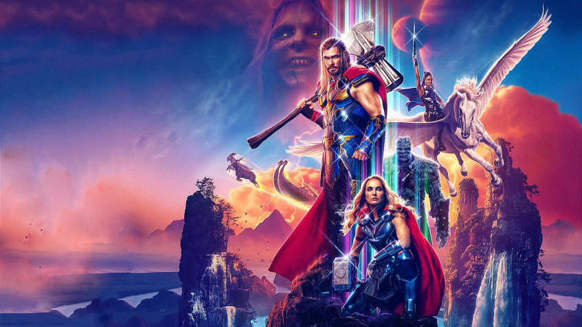 Thor Love And Thunder Full HD 1080p Wallpaper 1920x1080px