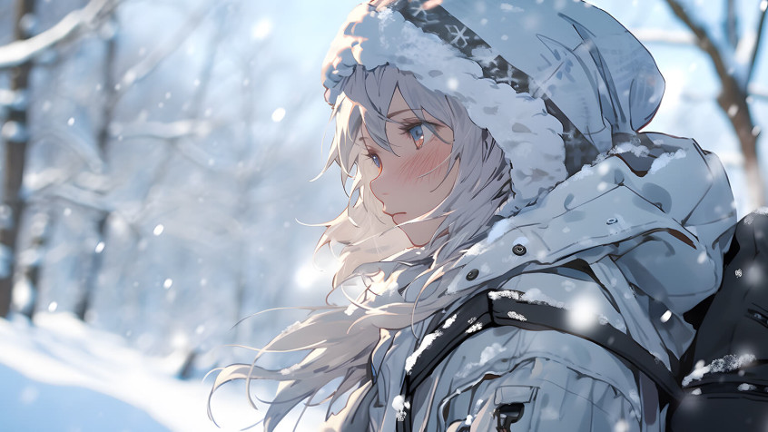 Beautiful Anime Desktop Wallpaper 1536x864px