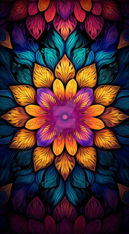 Colorful Wallpaper for Mobile 800x1444px