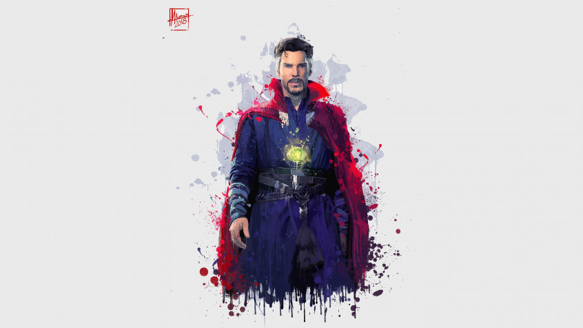 Aesthetic Dr Strange 4k UHD Wallpaper 3840x2160px