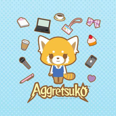 Aggretsuko Android Wallpaper 2048x2048px