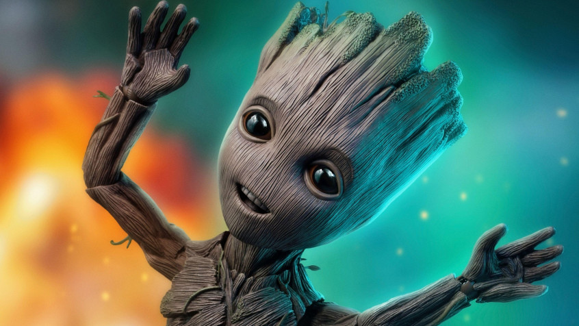 Groot 4k UHD Wallpaper 3840x2160px